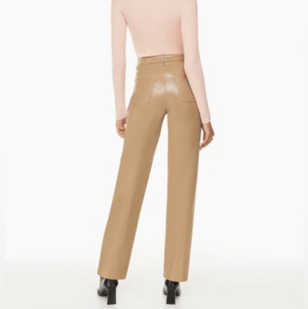 Aritzia The Melina™ Pant High Waisted Vegan Leather Pants Seville